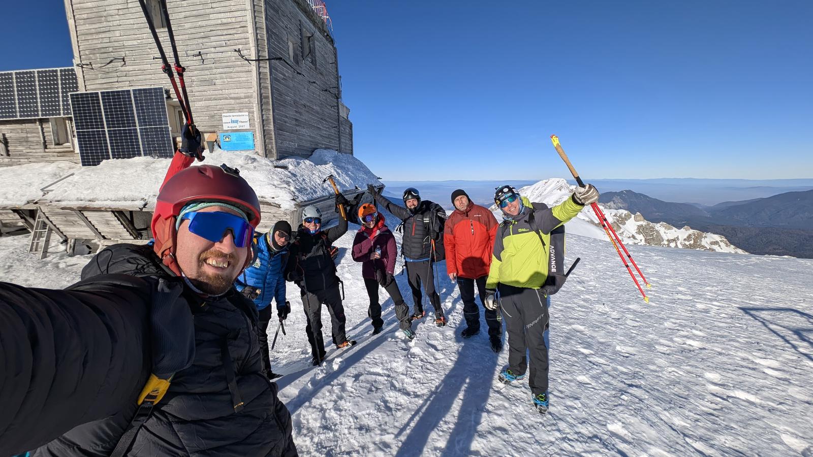 Poza de grup Cabana Omu